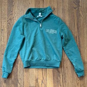 Full Tilt Green Quarter-Zip Sweatshirt